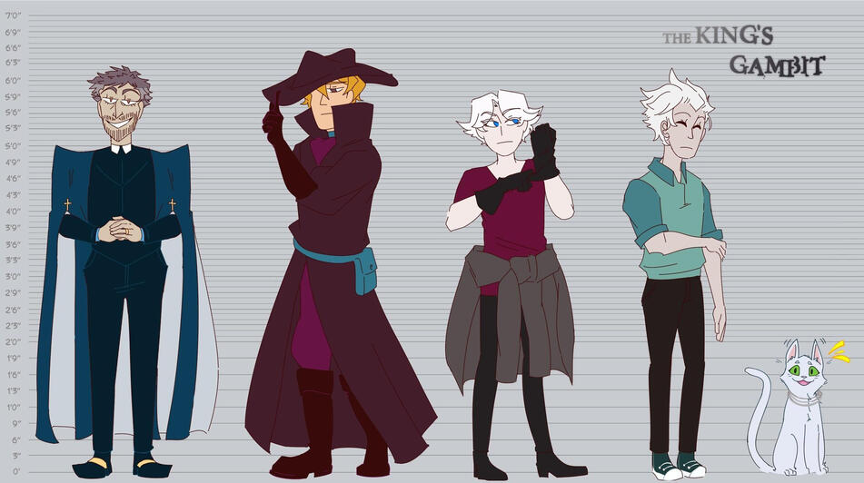 TVU Campaign 2 - Character Sheet Line Up